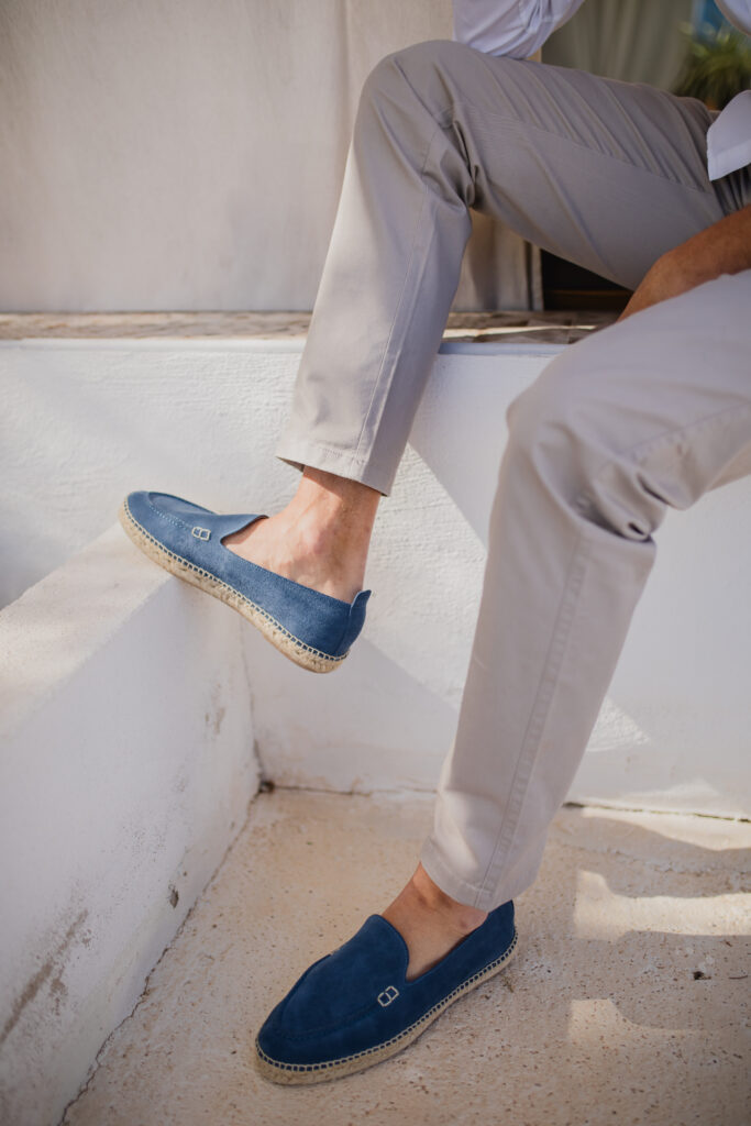 Mocasin cuir beu